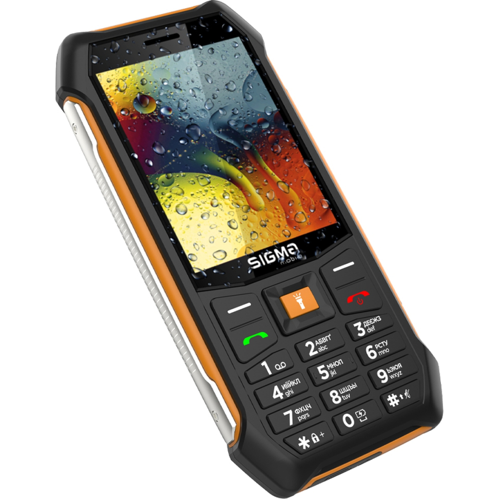 Мобільний телефон Sigma X-style 323 RAIN Black-Orange (4827798885727)