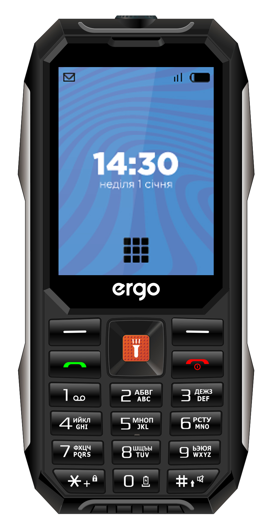 Мобільний телефон ERGO E283 Dual Sim Black