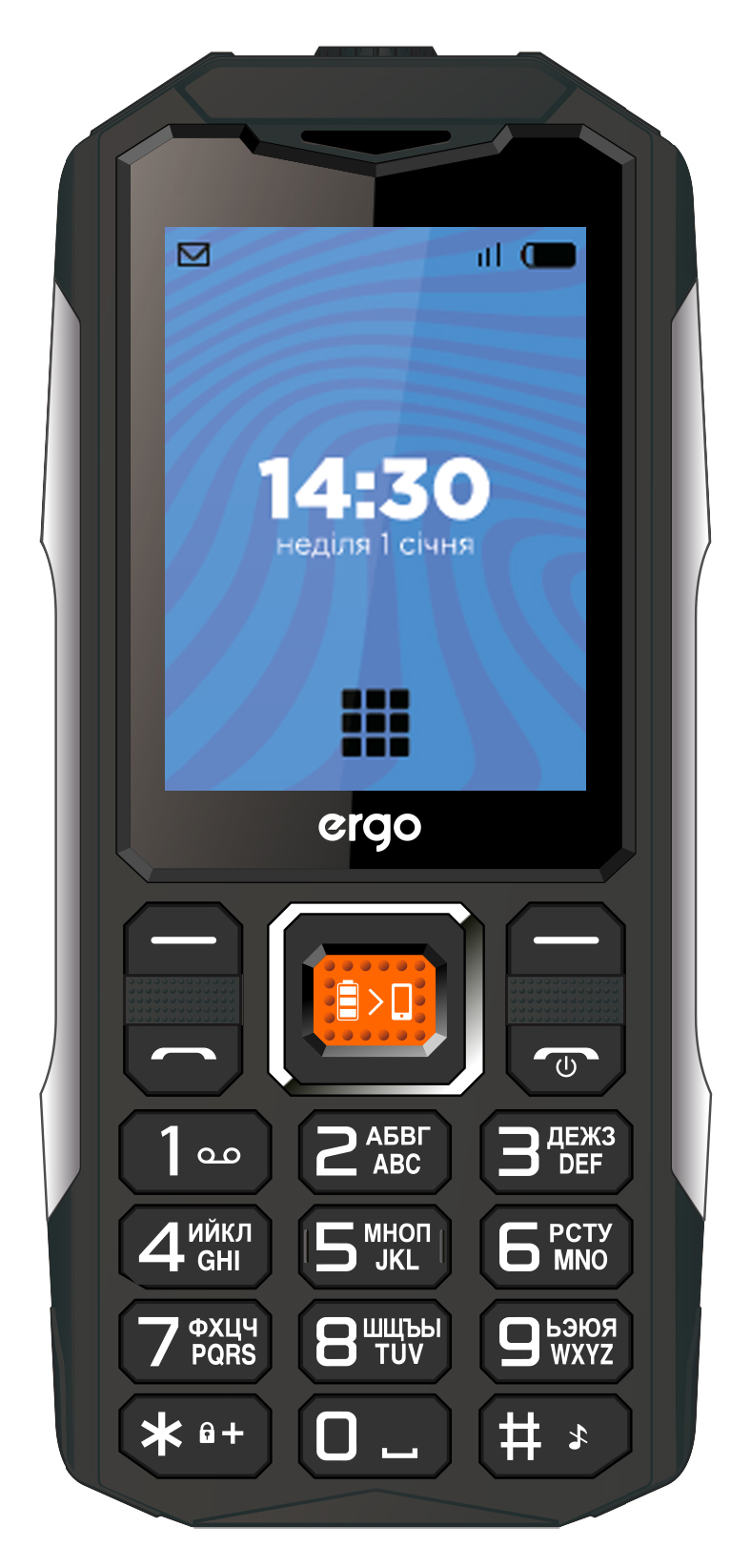 Мобільний телефон ERGO E242 Dual Sim Black