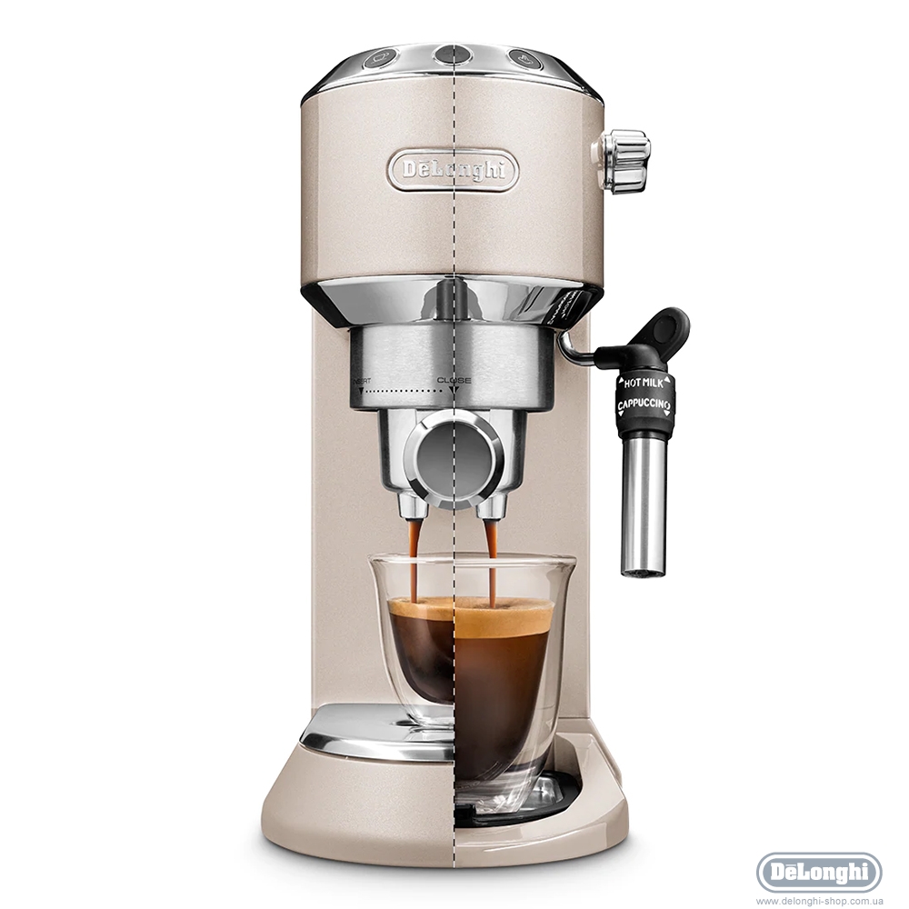 Ріжкова кавоварка еспресо Delonghi Dedica EC 785.BG