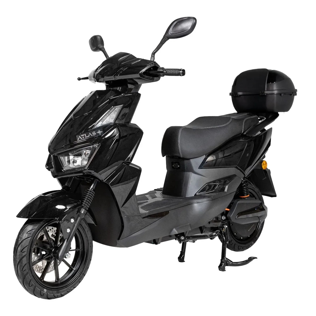 Електроскутер Atlas Tiger Box 2000W Plus Black (3121)