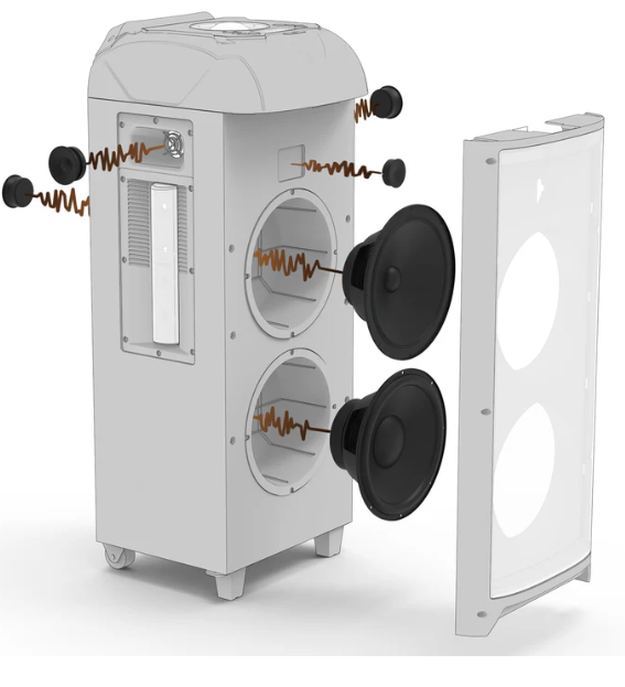 Акустична система Lenco PA-360BK