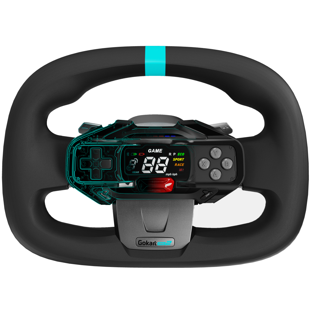 Електроскутер Segway Карт Ninebot GoKart PRO 2, сіро-блакитний (AA.04.04.01.0004)