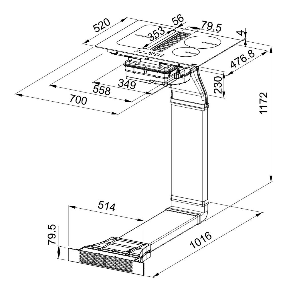 Варочна поверхня Franke FSM 709 HI LL KIT (340.0678.204)