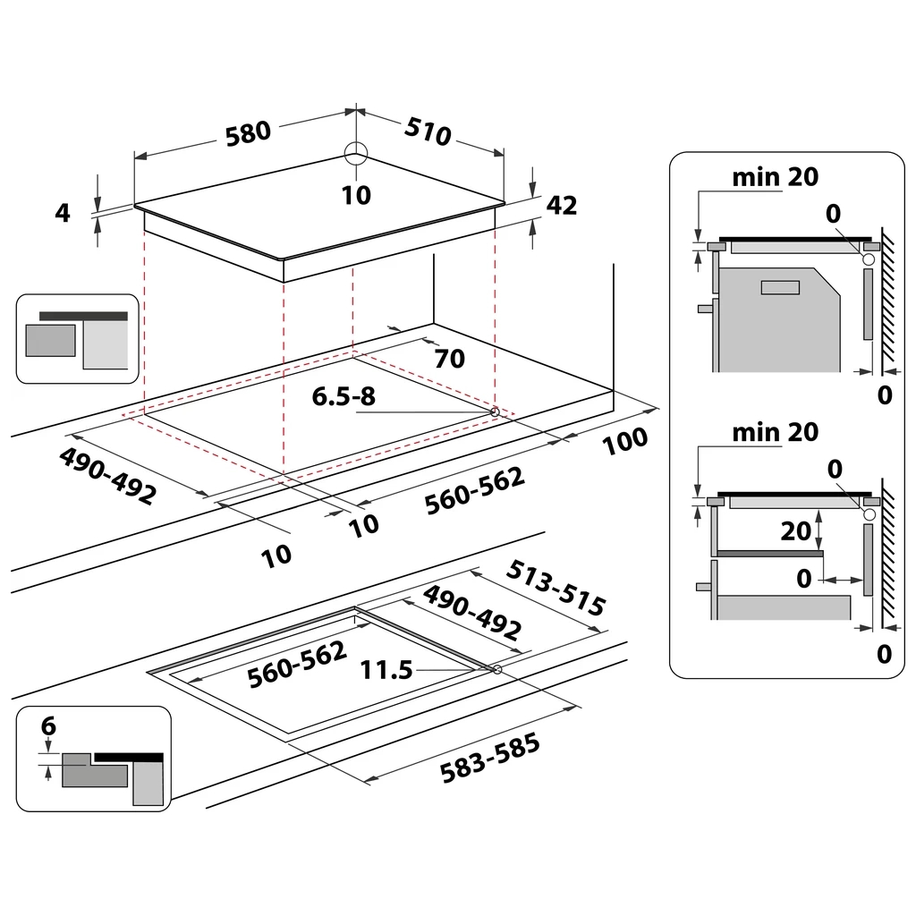 Варочна поверхня Whirlpool AKT8090/NE