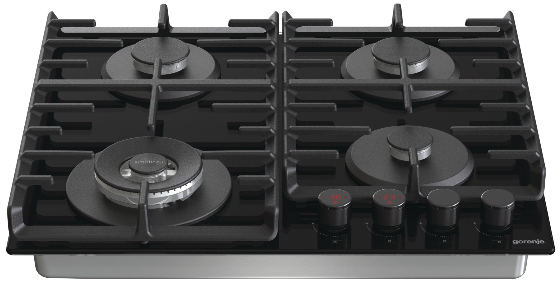 Газова варильна поверхня Gorenje GKTW642SYB (BG6BB-G2B)