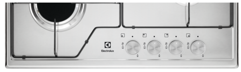 Газова варильна поверхня Electrolux KGS6424SX