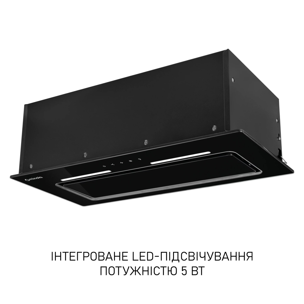 Витяжка кухонна Minola HBI 6473 BL GLASS 800 LED Line