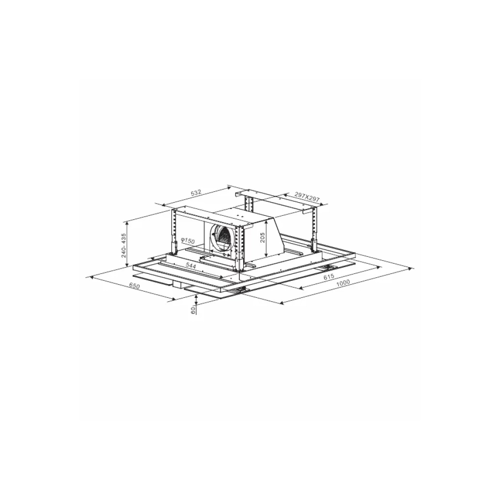 Витяжка кухонна Kaiser EA 1047 W Eco (РН014998)