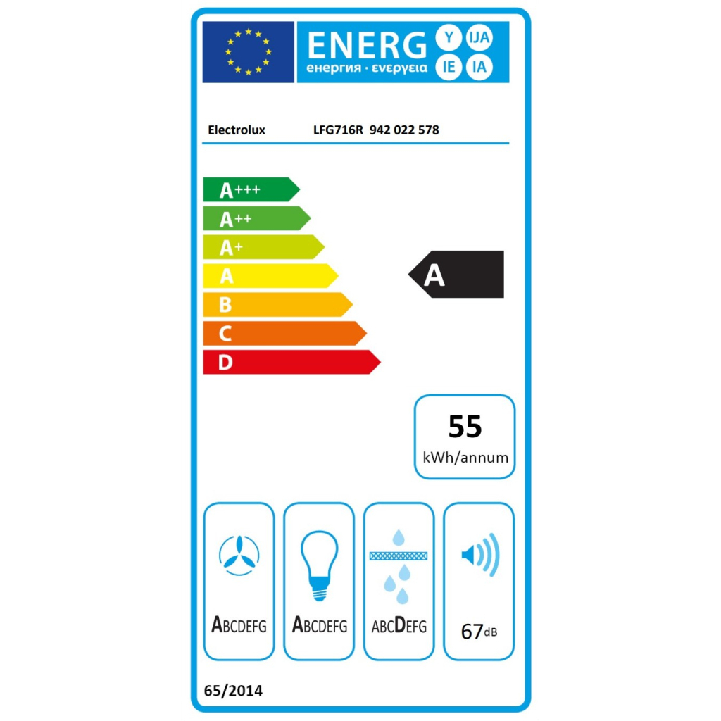 Витяжка кухонна Electrolux LFG716R