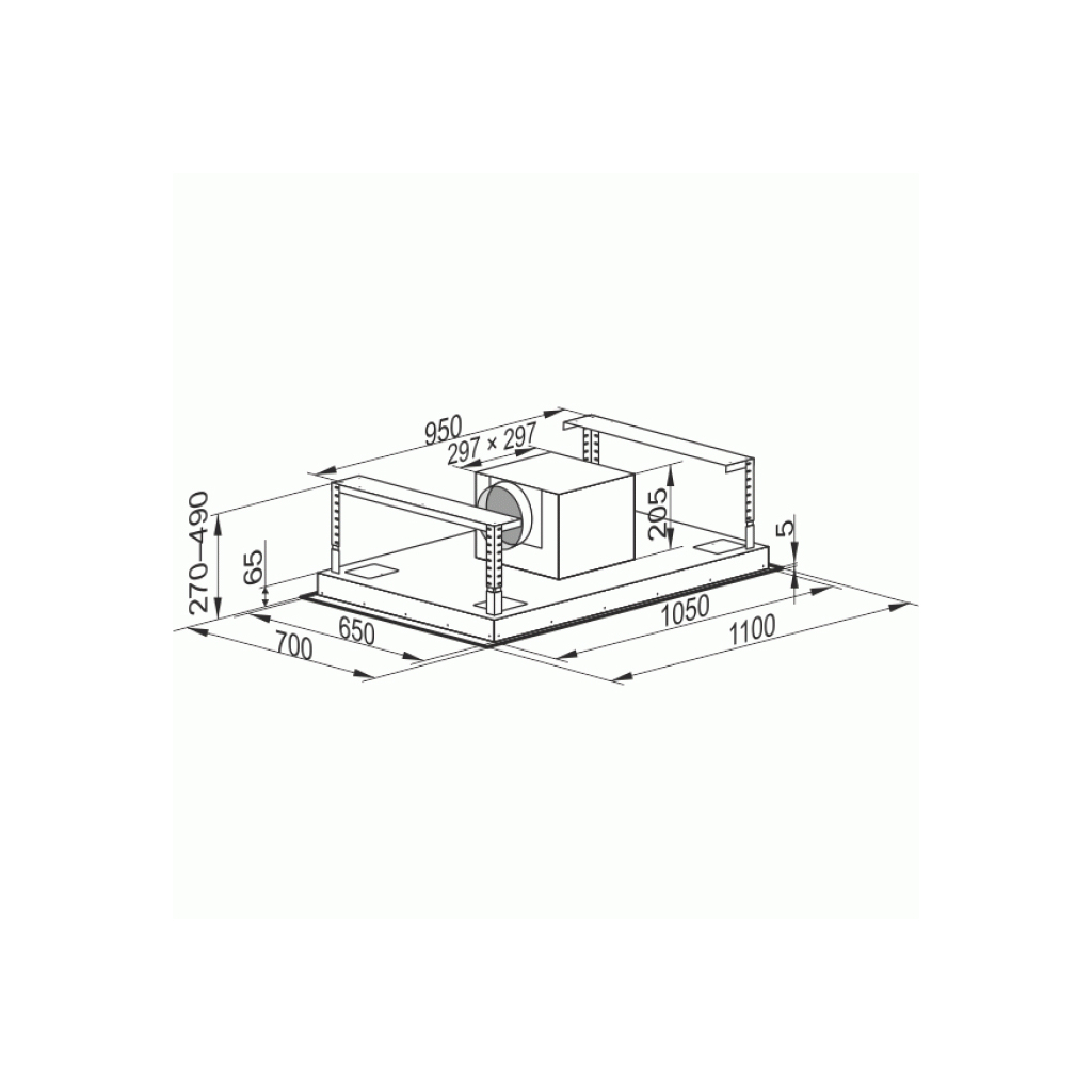 Витяжка кухонна Kaiser EA 1145 S Eco (РН014711)