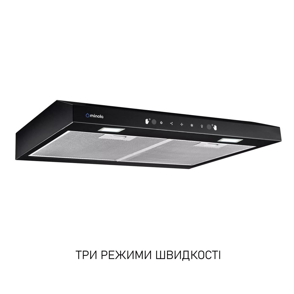 Витяжка кухонна Minola HPLS 612 BL