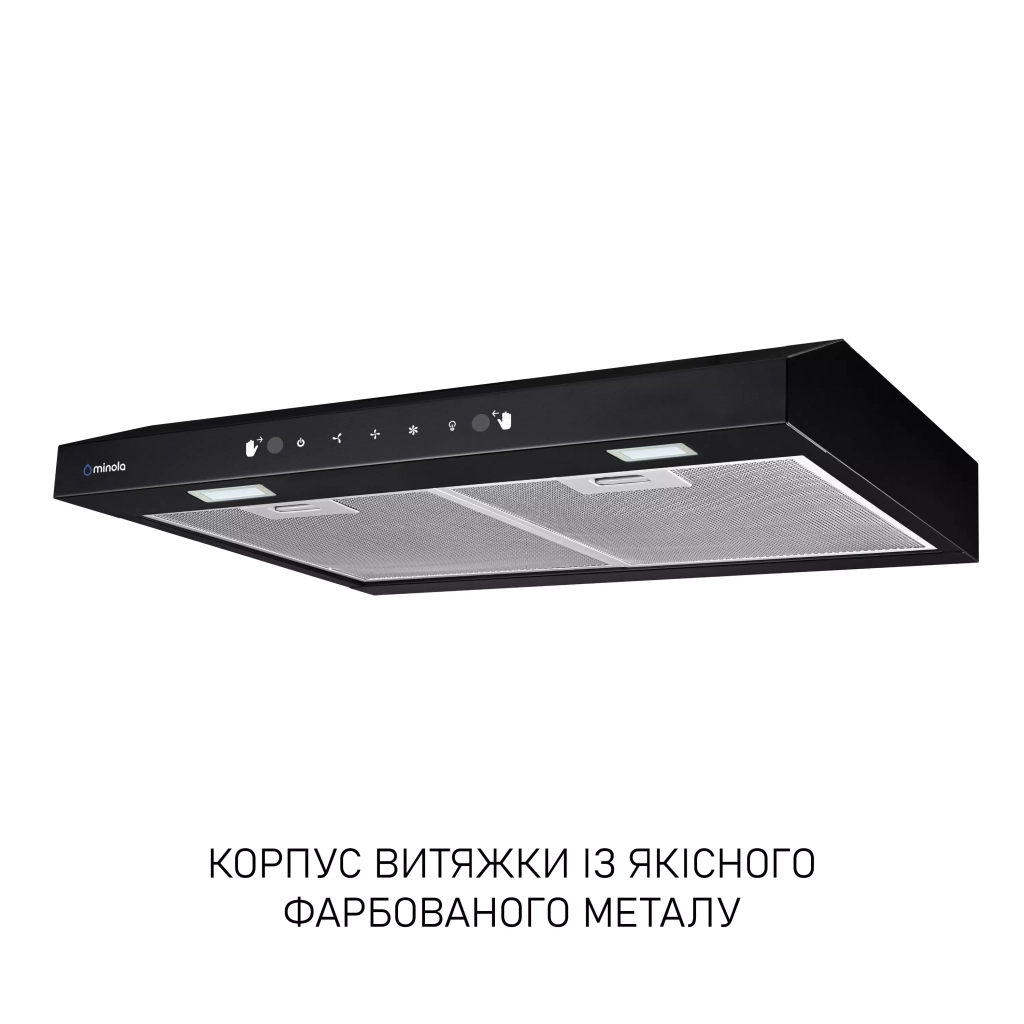 Витяжка кухонна Minola HPLS 612 BL