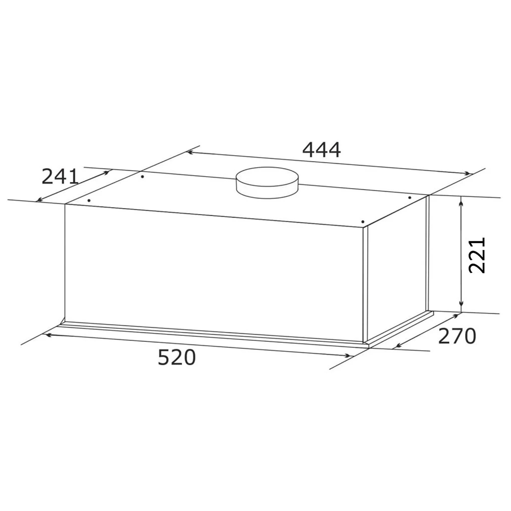 Витяжка кухонна GRANADO Palamos 3603-1200 Inox (GCH516377)