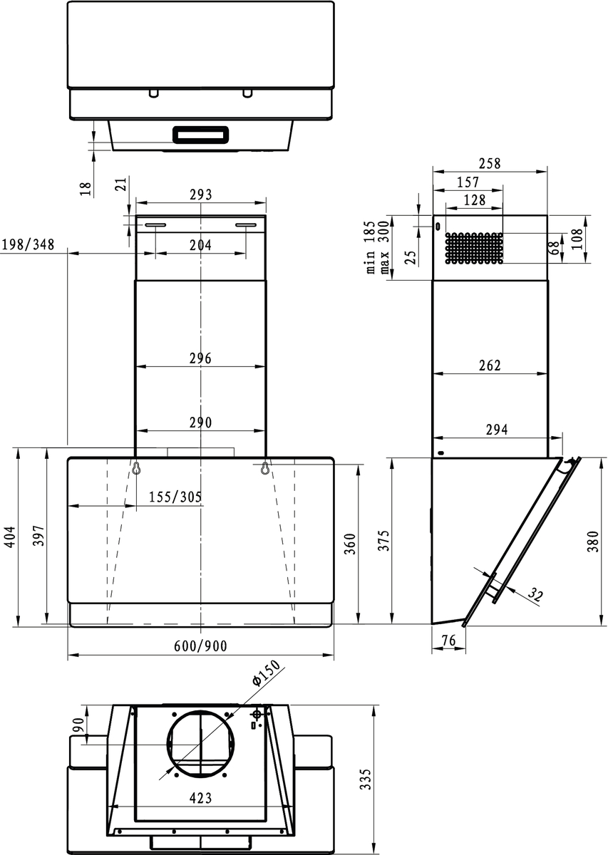 Витяжка Gorenje WHI 649 EXBG (NB60E-L15B7)