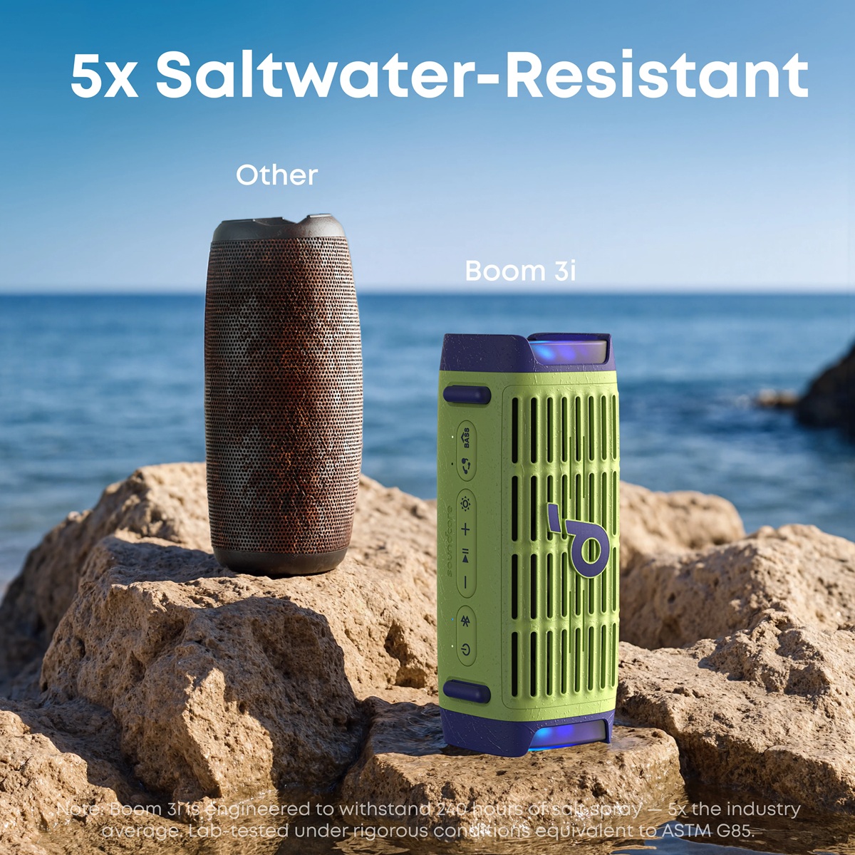 Портативна акустика Anker SoundСore Boom 3i Green