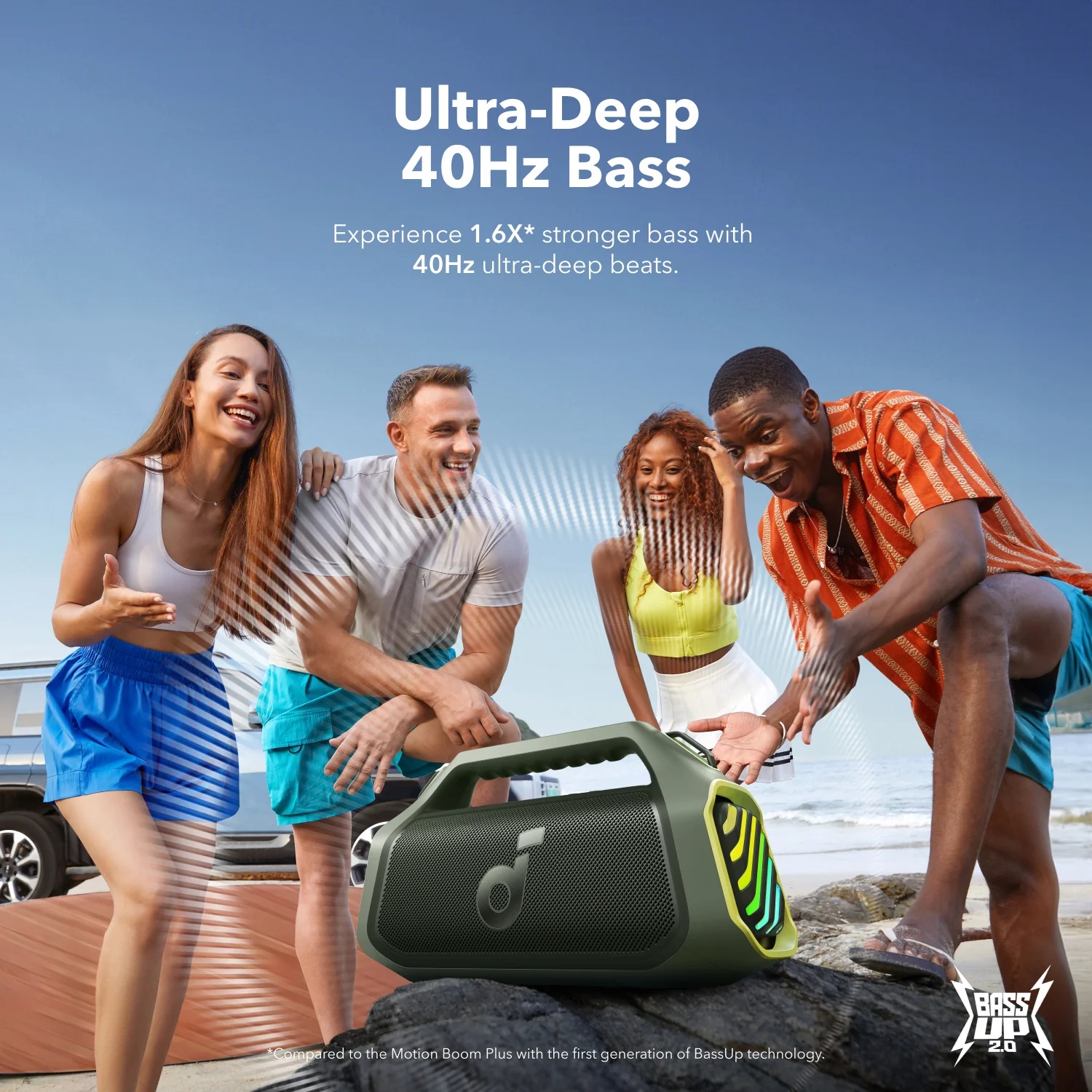 Портативна акустика Anker SoundСore Boom 2 Plus Green