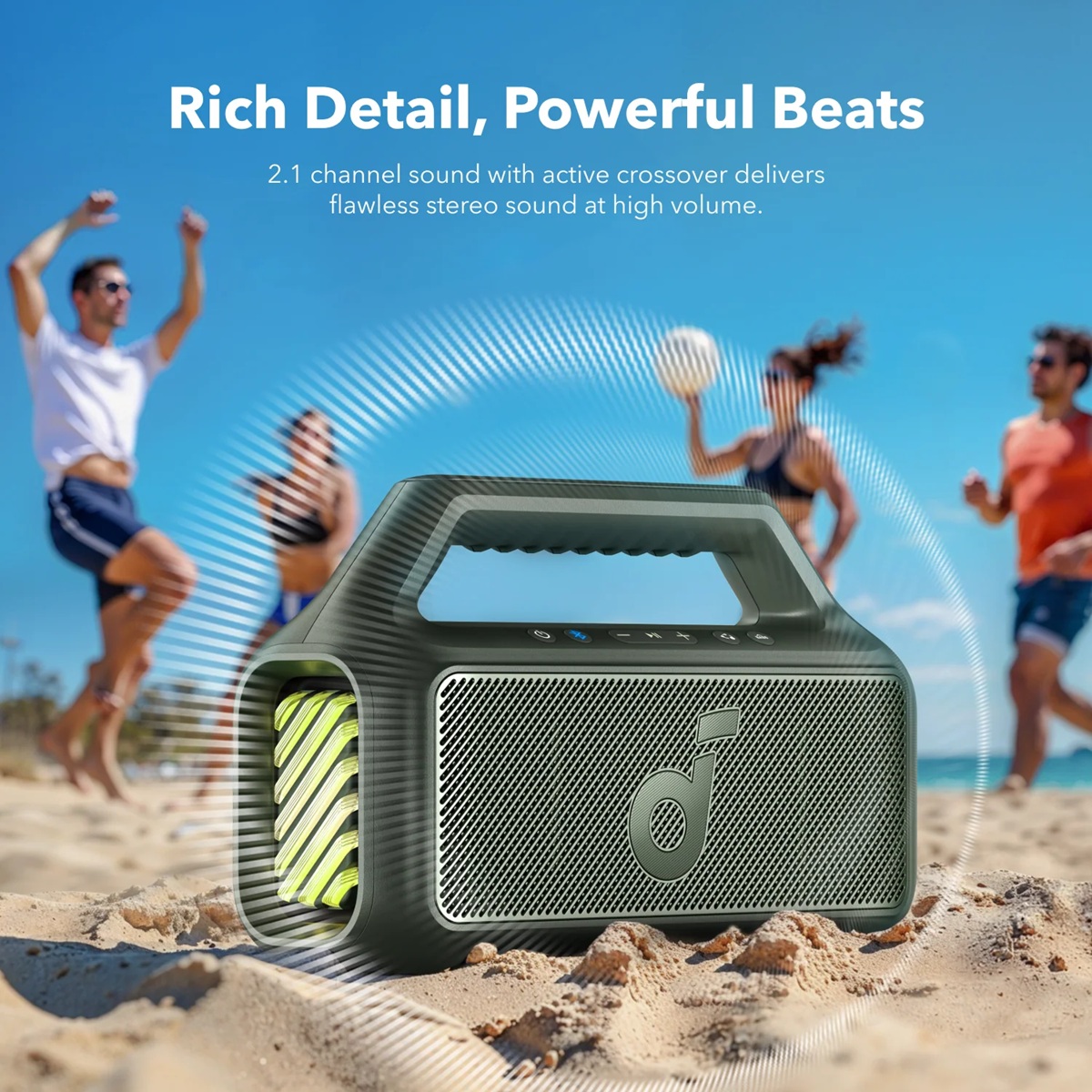 Портативна акустика Anker SoundСore Boom 2 Green