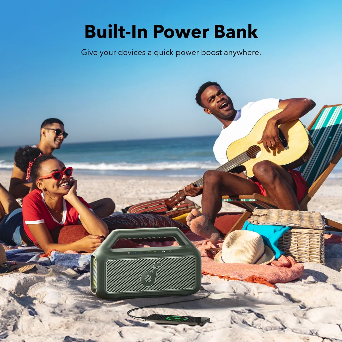 Портативна акустика Anker SoundСore Boom 2 Green