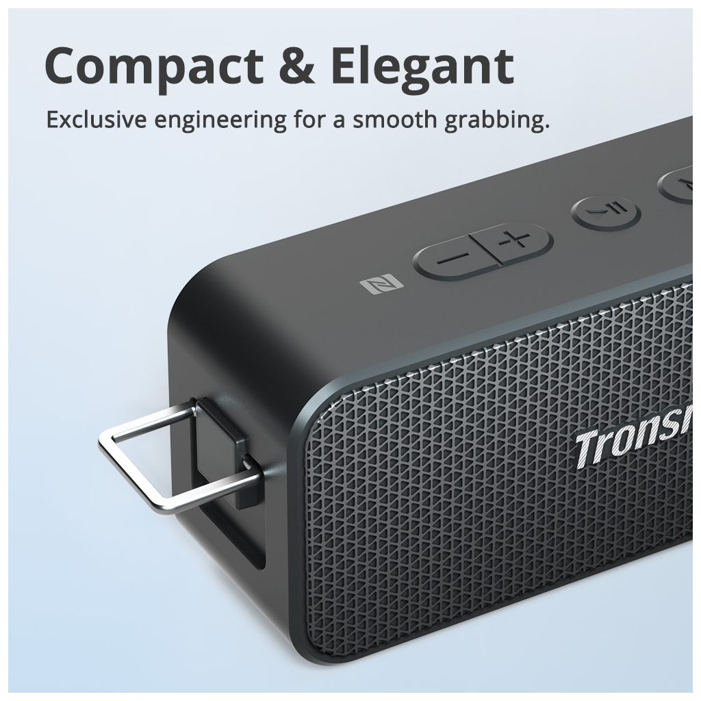 Акустична система Tronsmart T2 Plus Upgraded Black (1019754)