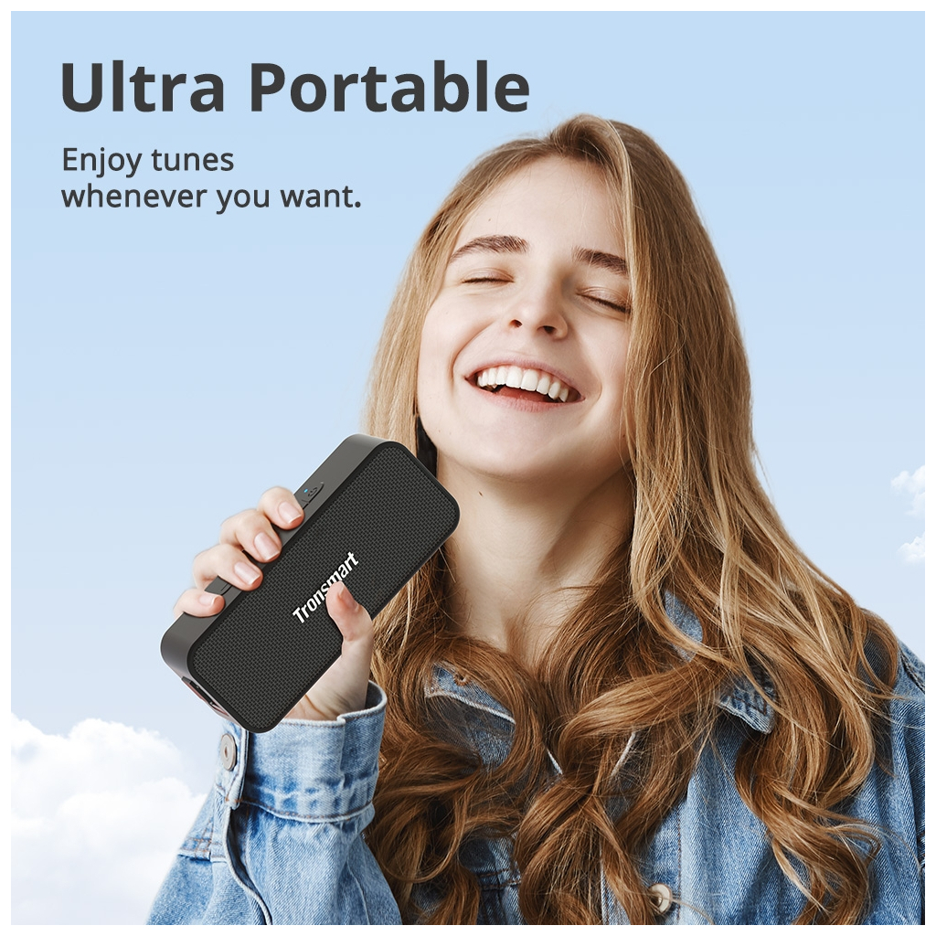 Акустична система Tronsmart T2 Plus Upgraded Black (1019754)