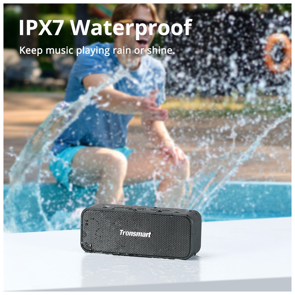 Акустична система Tronsmart T2 Plus Upgraded Black (1019754)