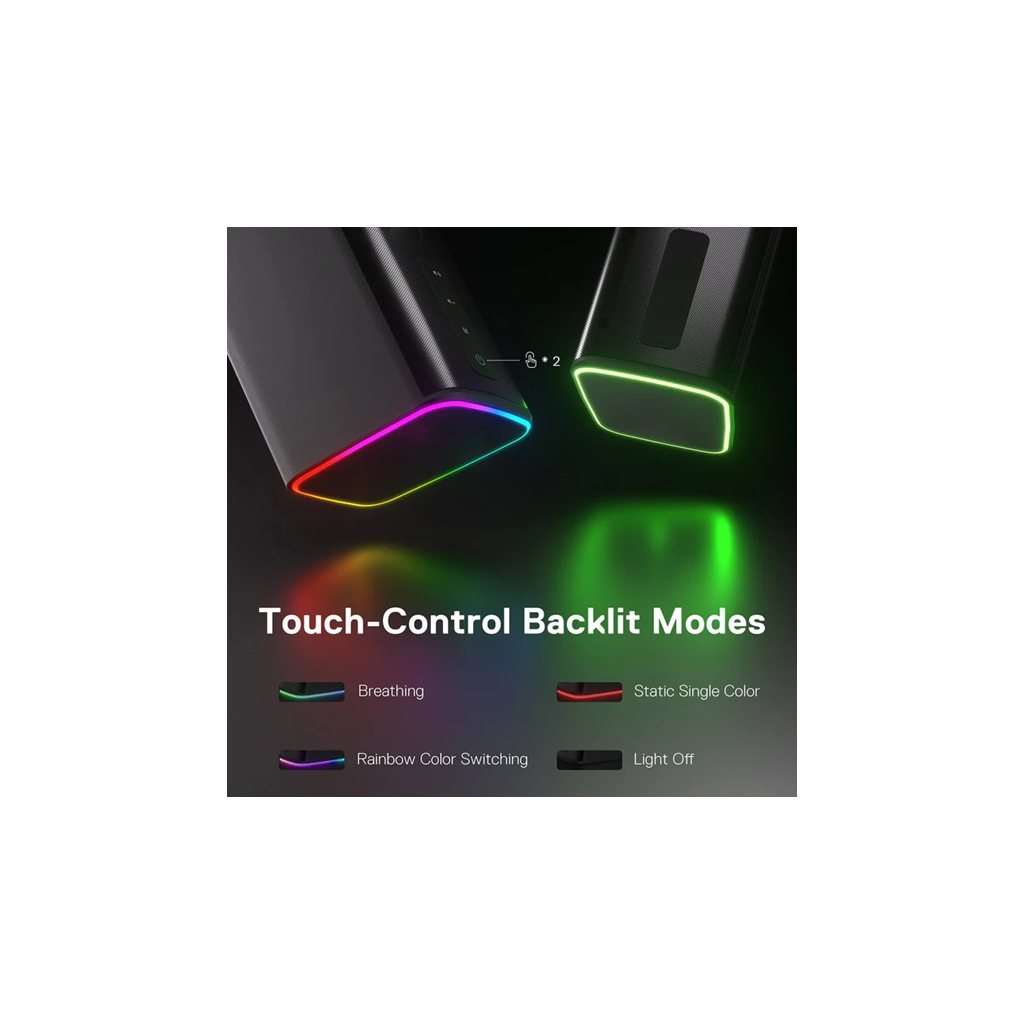 Акустична система Redragon Connie GS814 RGB Bluetooth Black (71987)