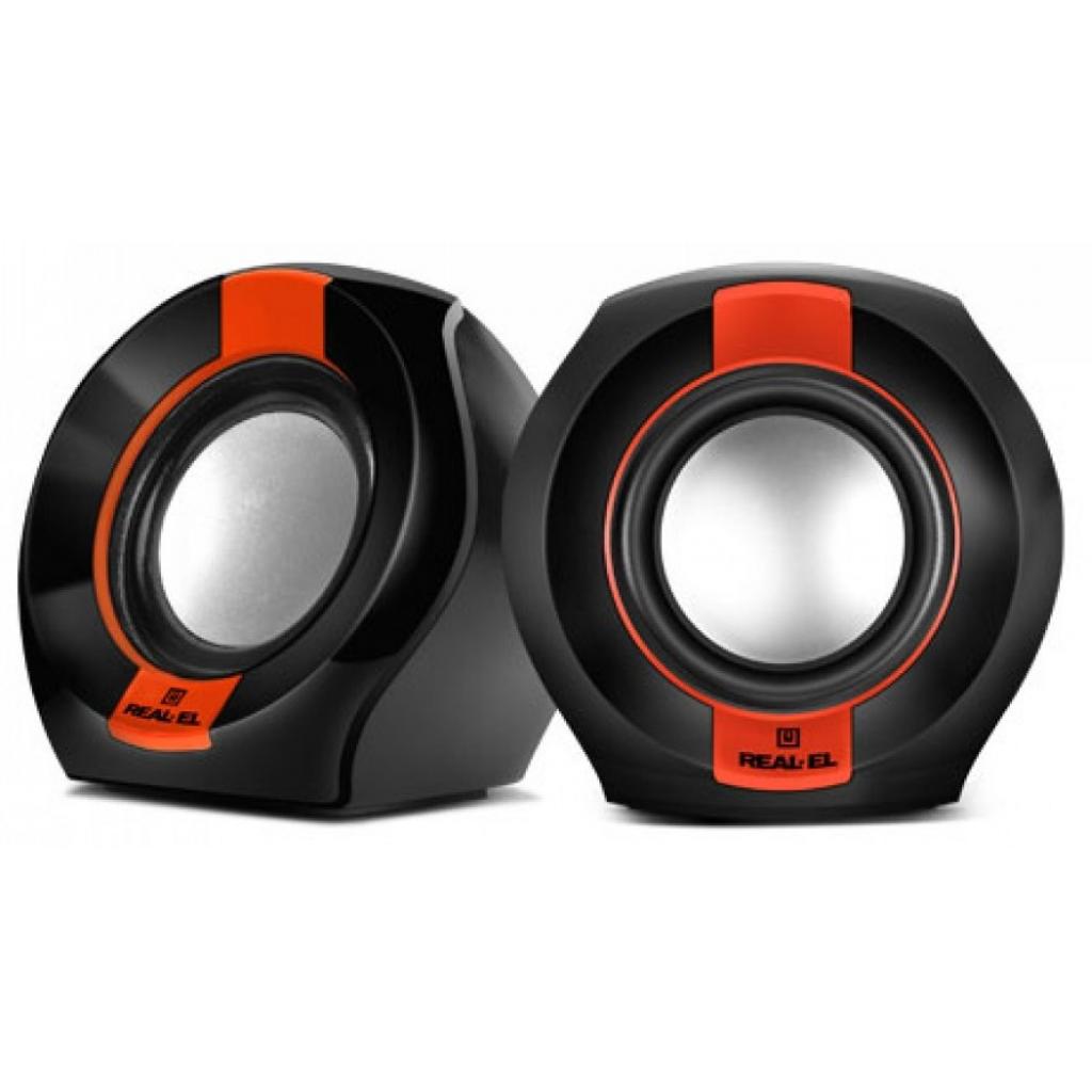 Акустична система REAL-EL S-50 black-red (EL121100008)