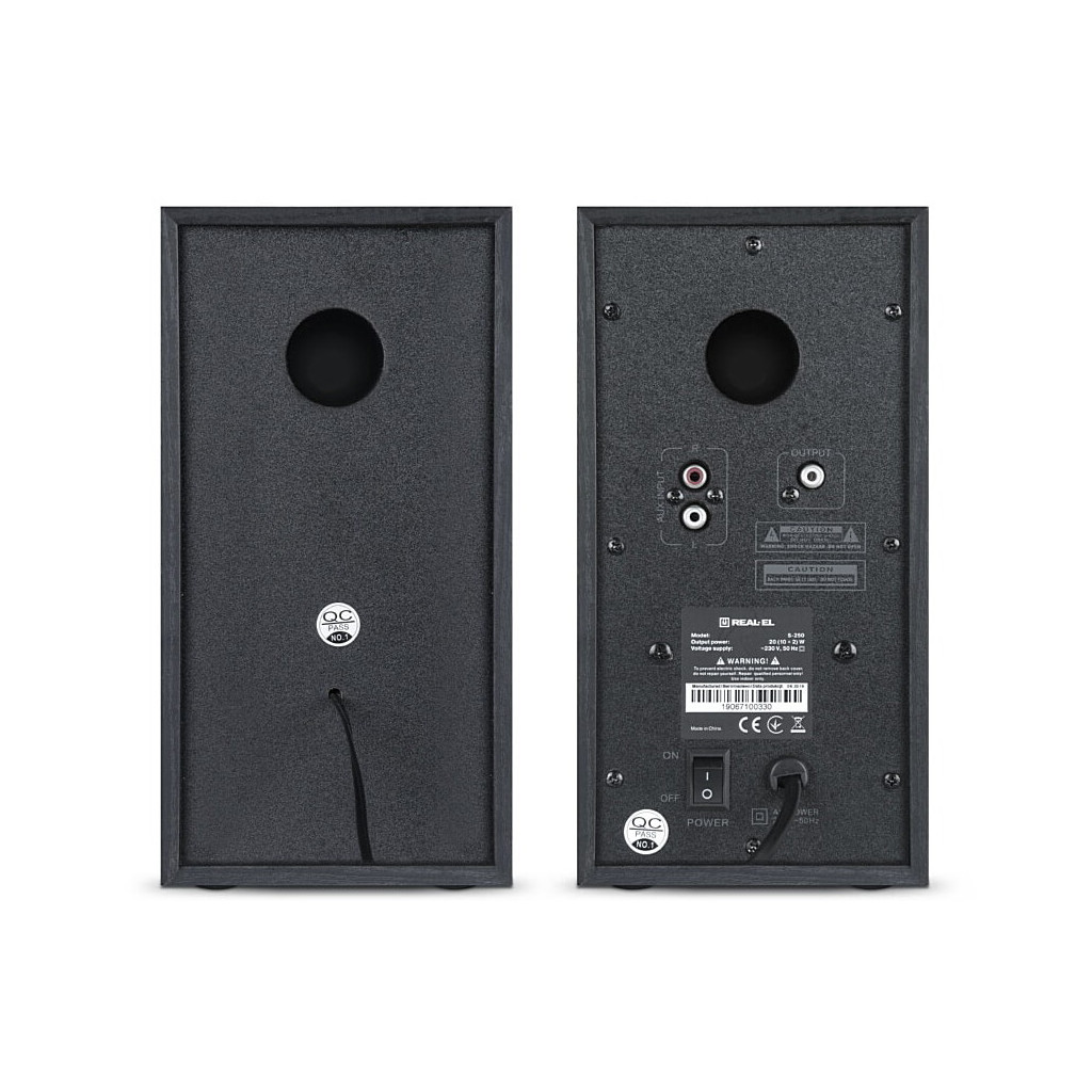 Акустична система REAL-EL S-250 Black (EL121000005)