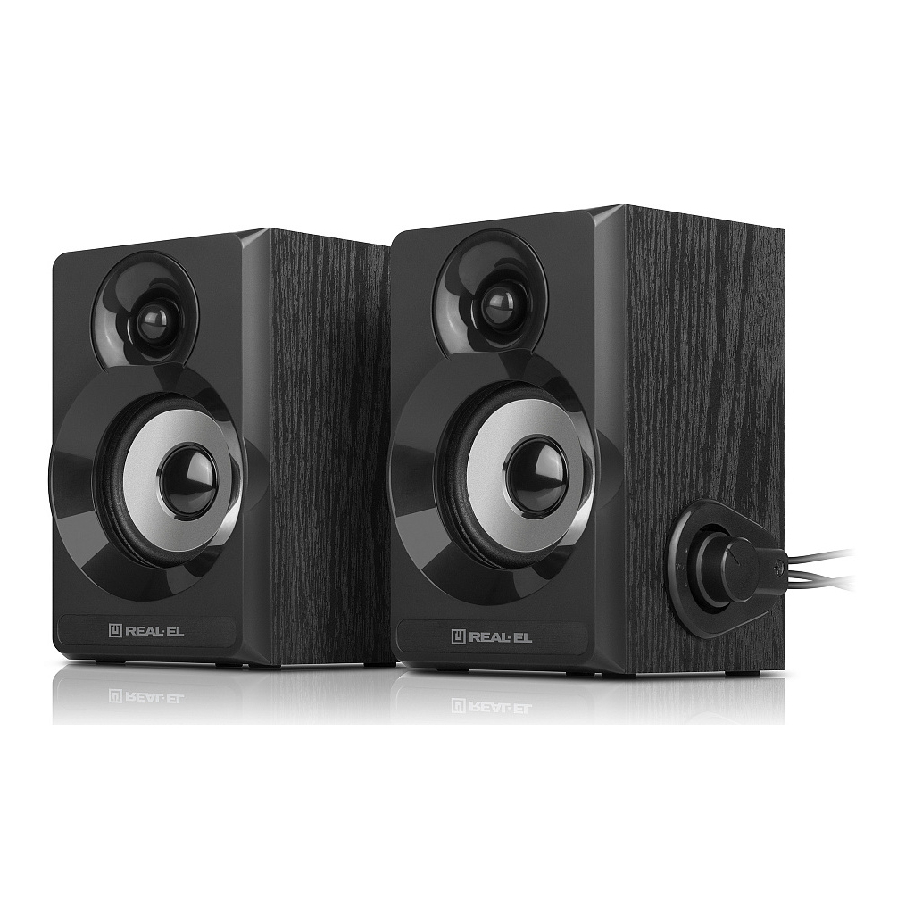 Акустична система REAL-EL S-200 USB Black (EL121200008)