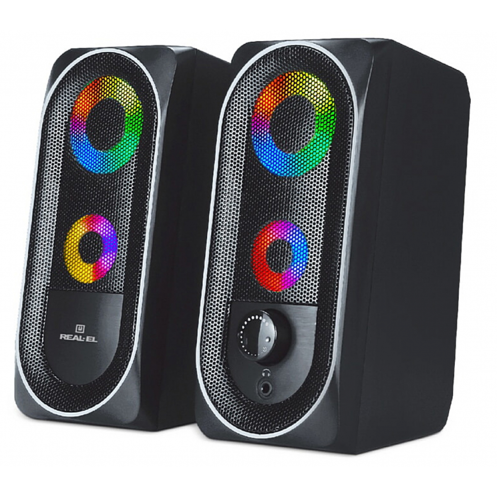 Акустична система REAL-EL S-110 USB Black (EL121100009)