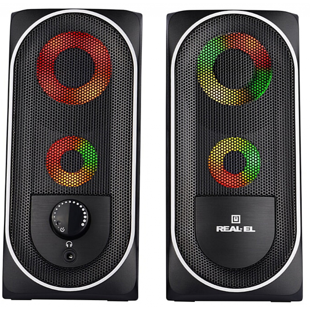 Акустична система REAL-EL S-110 USB Black (EL121100009)