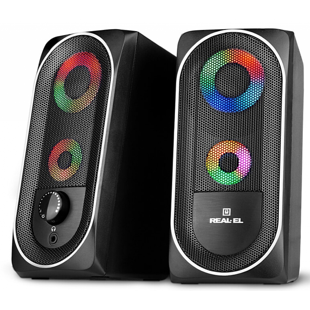 Акустична система REAL-EL S-110 USB Black (EL121100009)