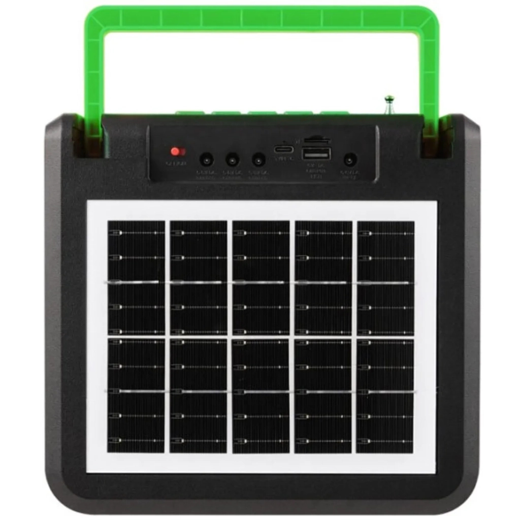 Акустична система NEWVEW NV-9218 Solar Panel/BT/USB/TF/FM Green (NWVW-NV-9218-GN)