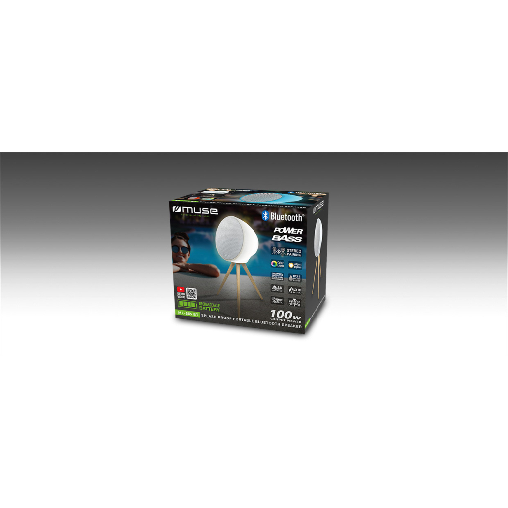 Акустична система Muse ML-655 BT White (ML-655 BT)