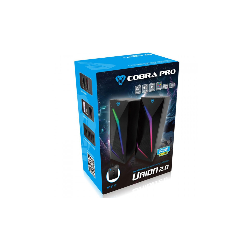 Акустична система Media-Tech Cobra PRO URION LED Light Black (MT3172)
