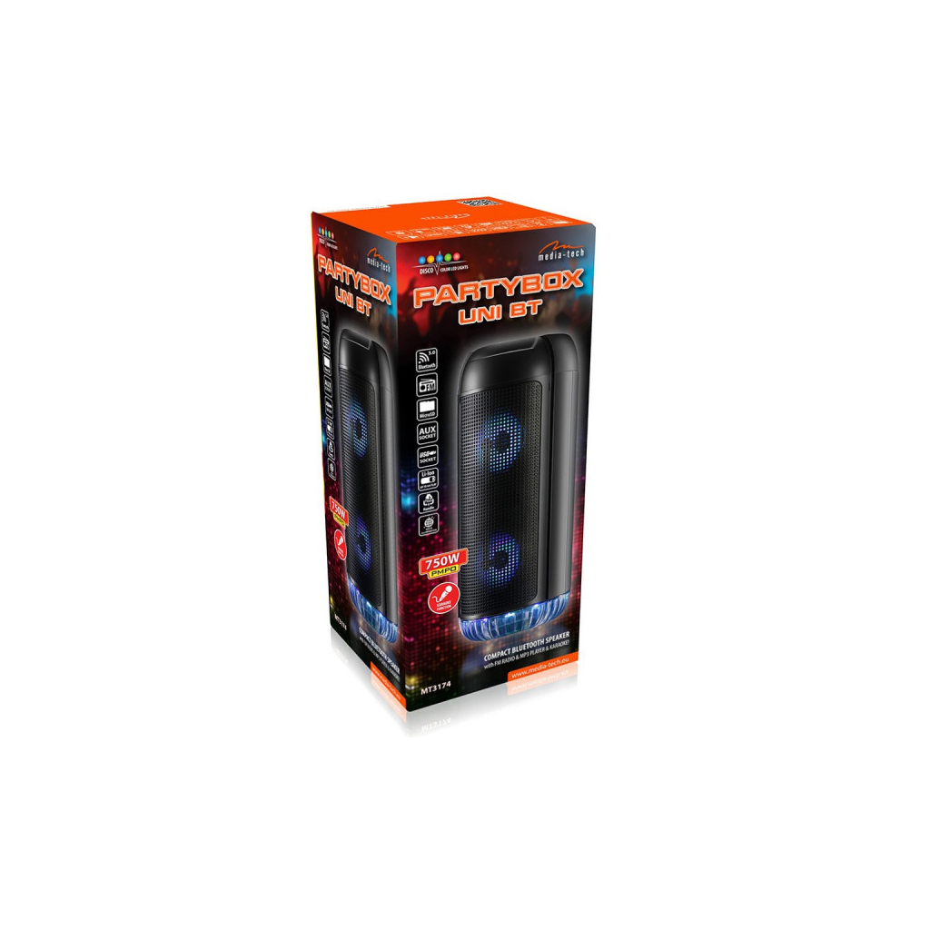 Акустична система Media-Tech 30W PartyBox Uni B (MT3174)