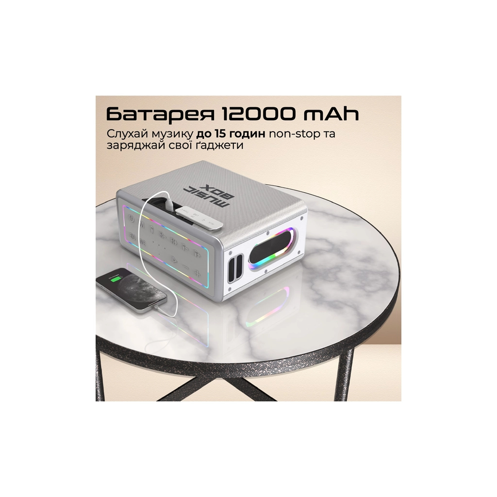 Акустична система HiFuture MusicBox 100W Silver (musicbox.silver)