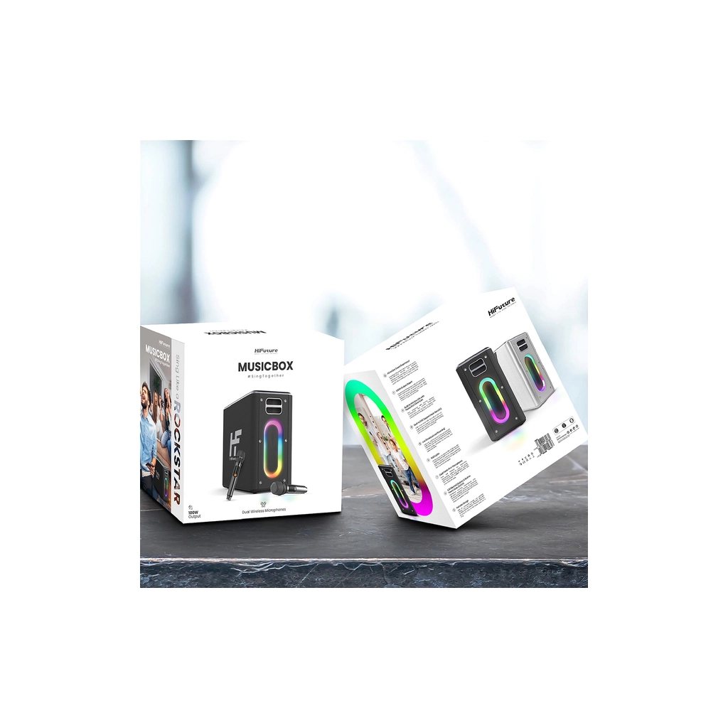 Акустична система HiFuture MusicBox 100W Silver (musicbox.silver)