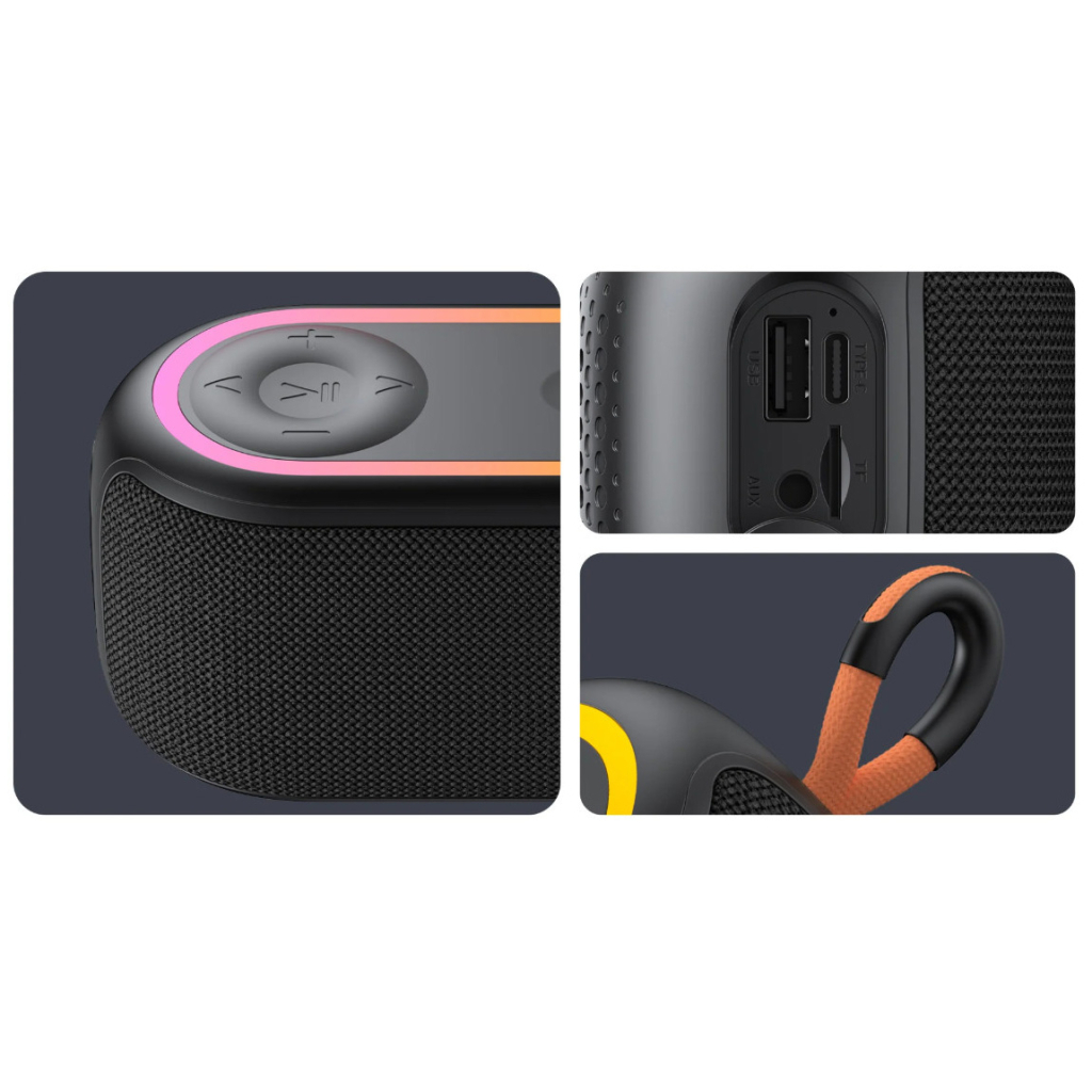 Акустична система Havit HV-SK810BT RGB Black (HV-SK810BT)