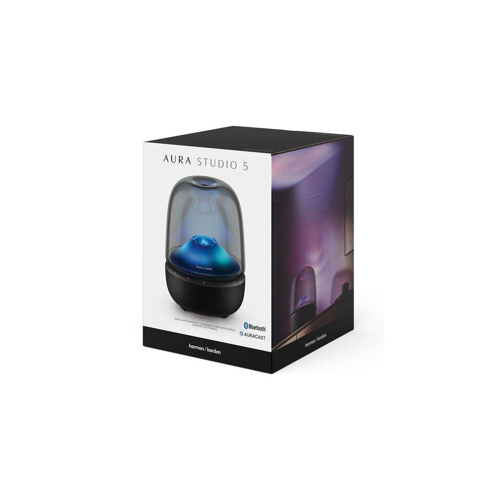 Акустична система Harman Kardon Aura Studio 5 White/Silver (HKAURAS5WFBSEP)