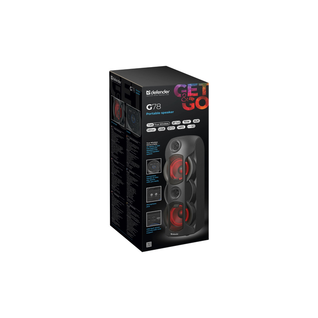 Акустична система Defender G78 Black (65178)