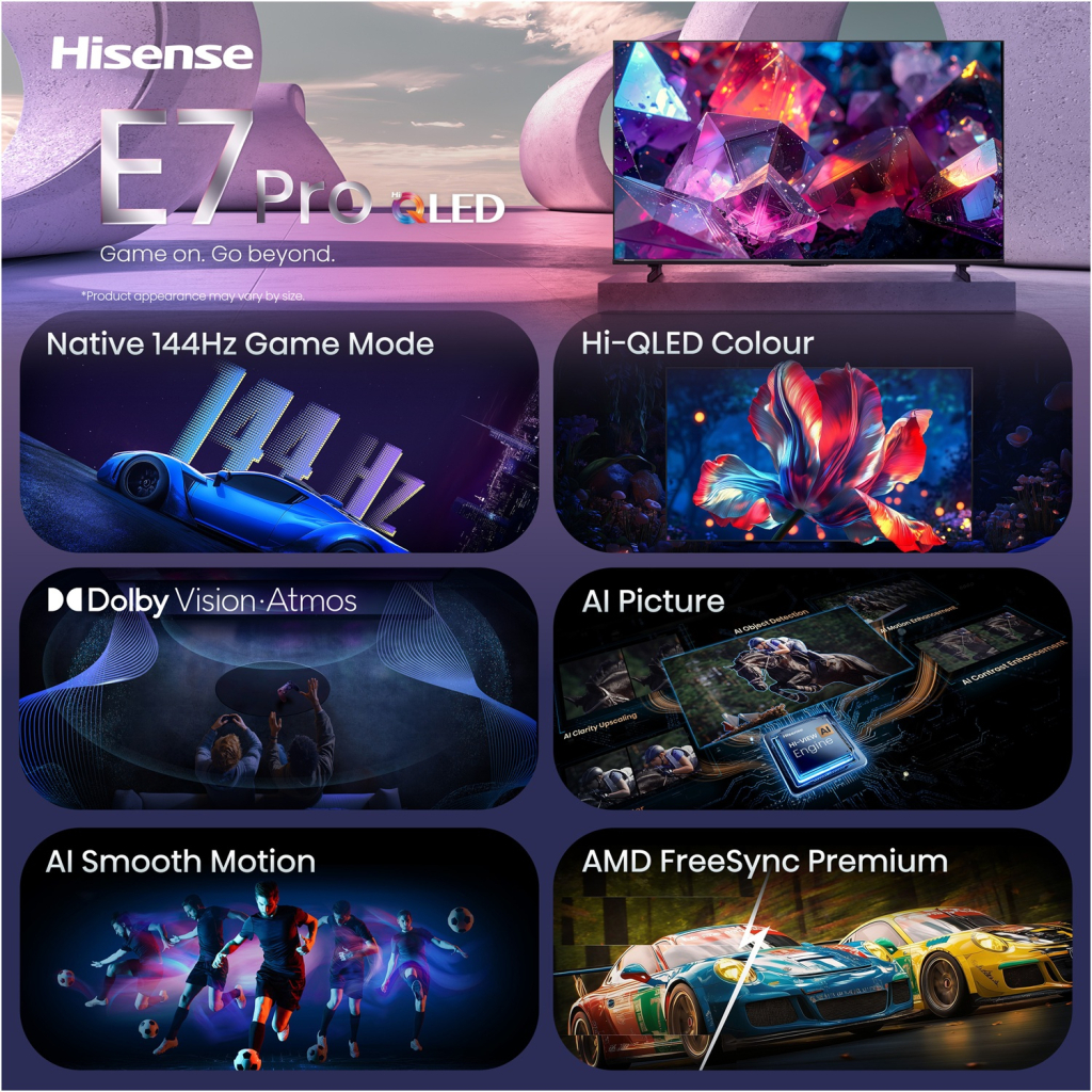Телевізор Hisense 55E7S PRO
