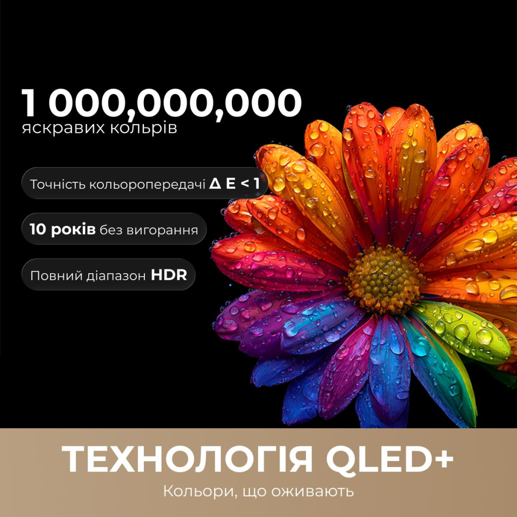 Телевізор Dreame Vivid QLED 4K TV 50Q100 (50Q100)
