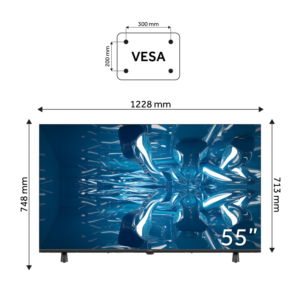 Телевізор Haier H55K85FUX