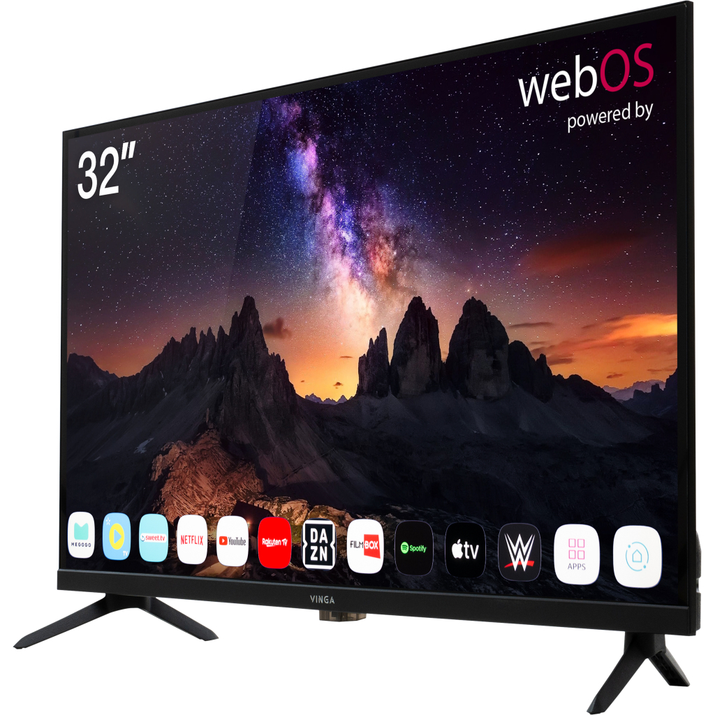 Телевізор Vinga S32HD26BWEB