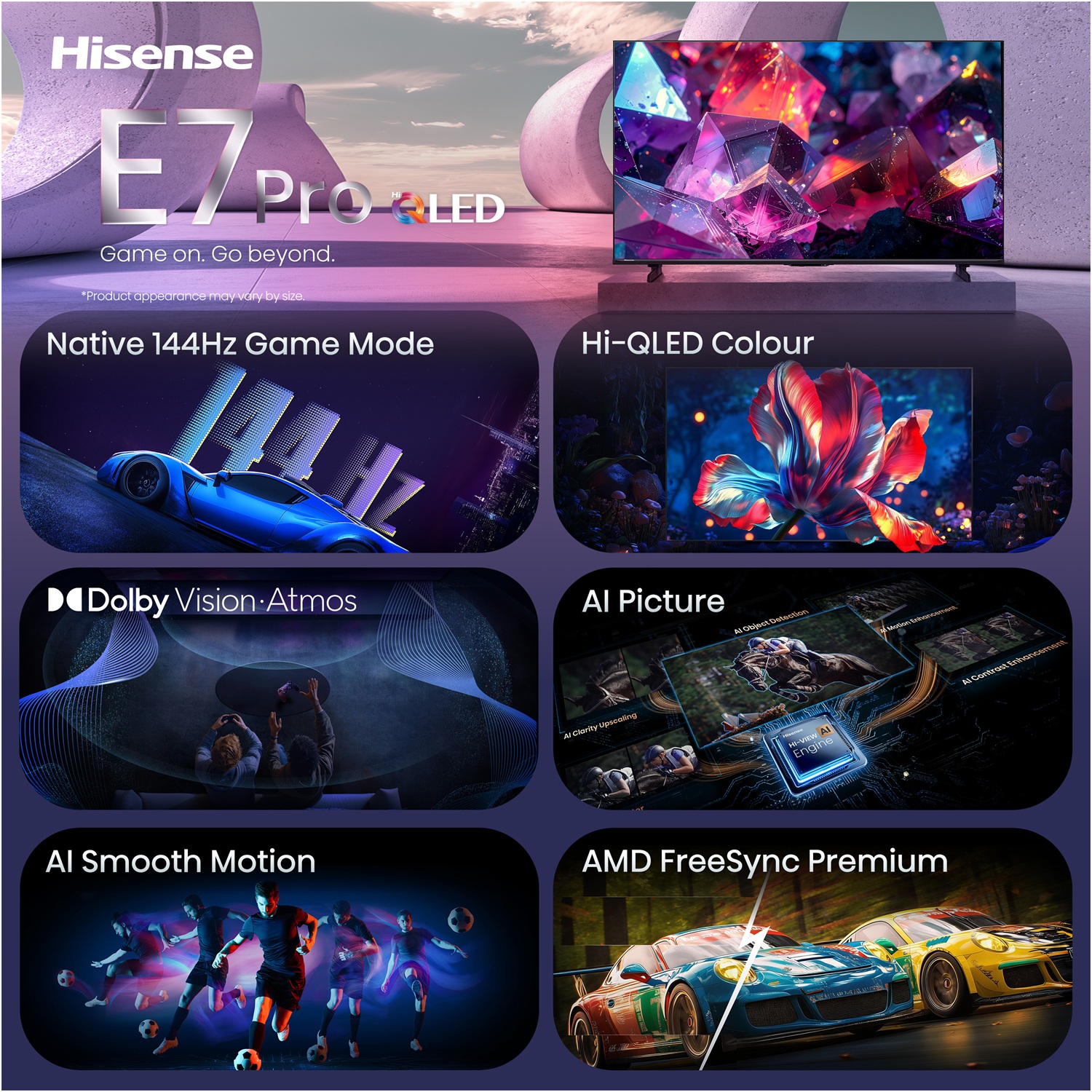 LED-телевізор Hisense 65E7S PRO