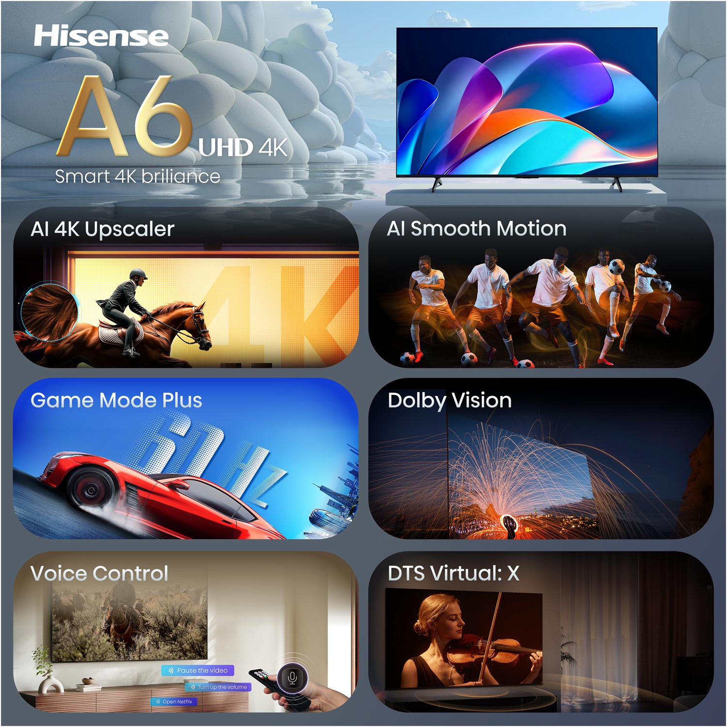 LED-телевізор Hisense 50A6S 