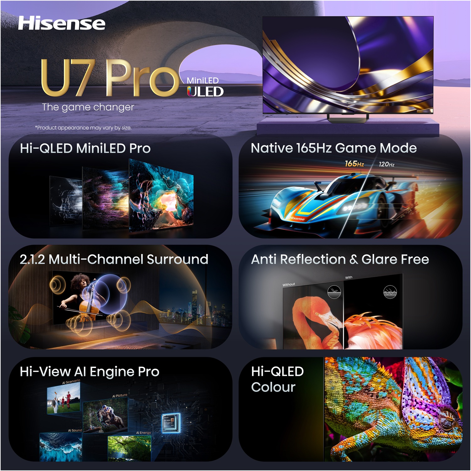 LED-телевізор Hisense 85U7S PRO