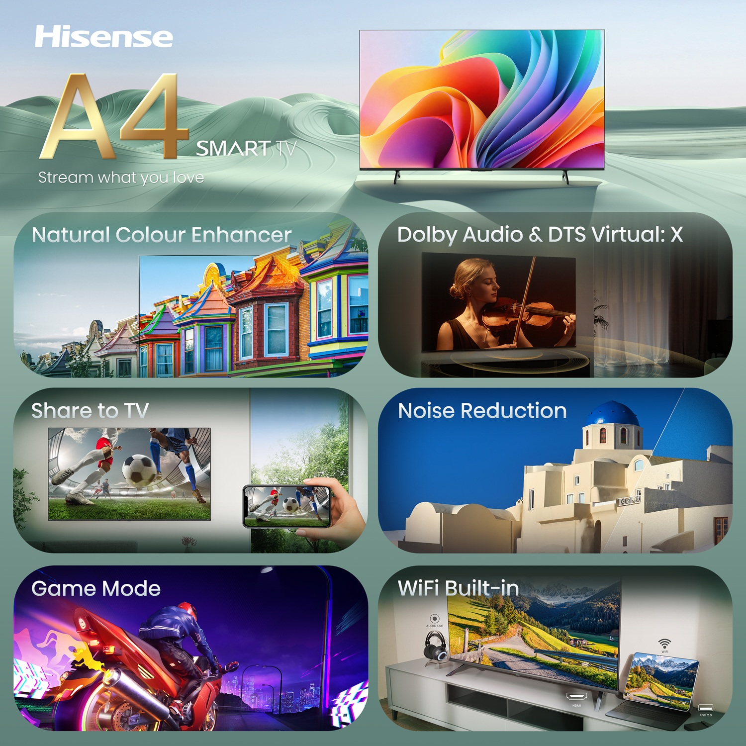 LED-телевізор Hisense 32A4S 